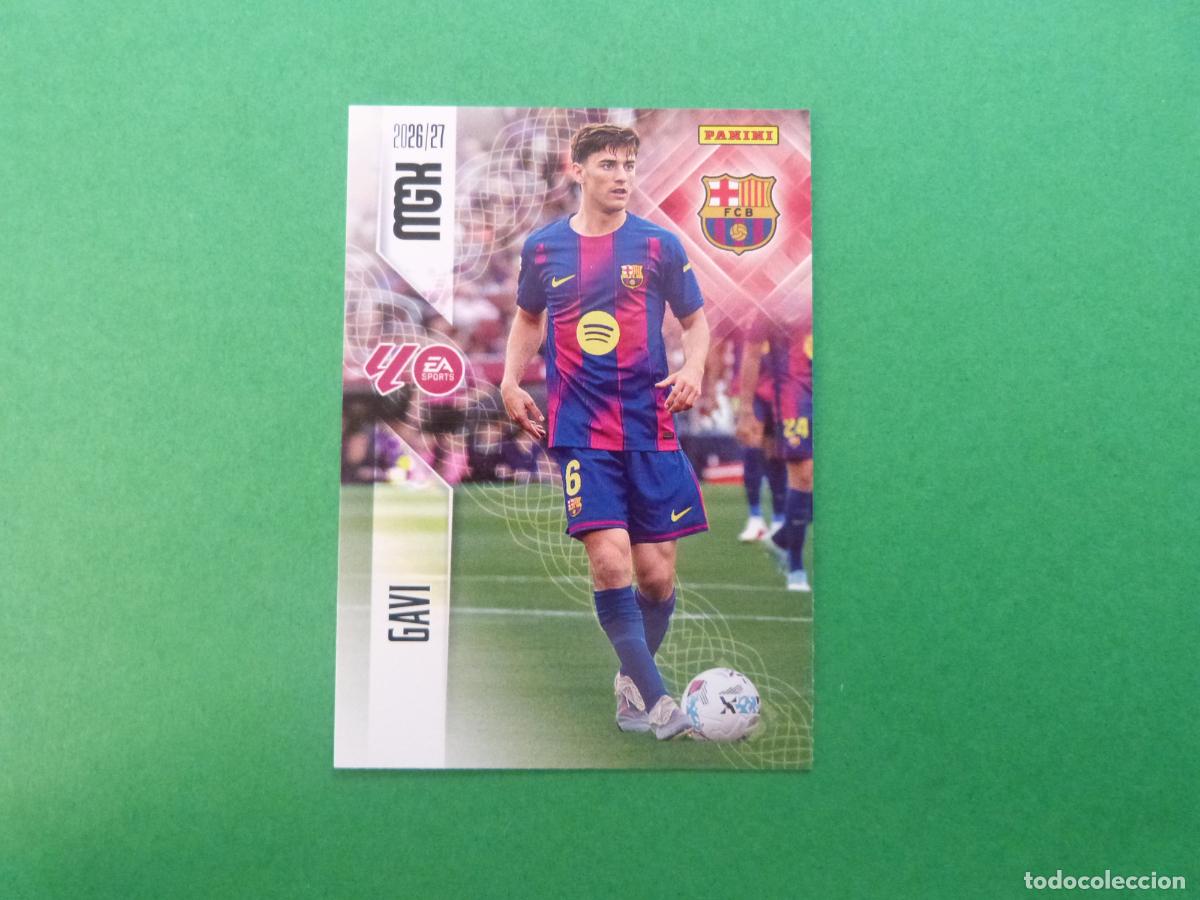 Cromos de f&uacute;tbol: TRADING CARD FUTBOL GAVI F.C.BARCELONA N&ordm; 84 LIGA MEGACRACKS 2026-2027/26-27 PANINI