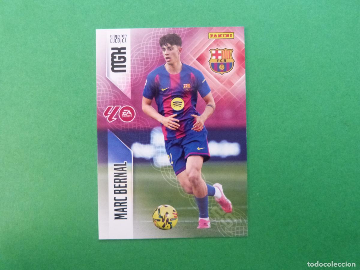 Cromos de f&uacute;tbol: TRADING CARD FUTBOL MARC BERNAL F.C.BARCELONA N&ordm; 83 LIGA MEGACRACKS 2026-2027/26-27 PANINI