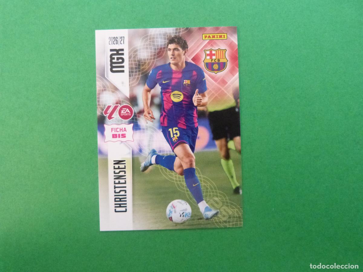 Cromos de f&uacute;tbol: TRADING CARD FUTBOL CHRISTENSEN F.C.BARCELONA N&ordm; 80 BIS LIGA MEGACRACKS 2026-2027/26-27 PANINI