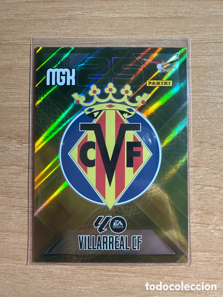 Cromos de f&uacute;tbol: 361 ESCUDO VILLARREAL MEGACRACKS 2026 2027 (MGK 26 27)