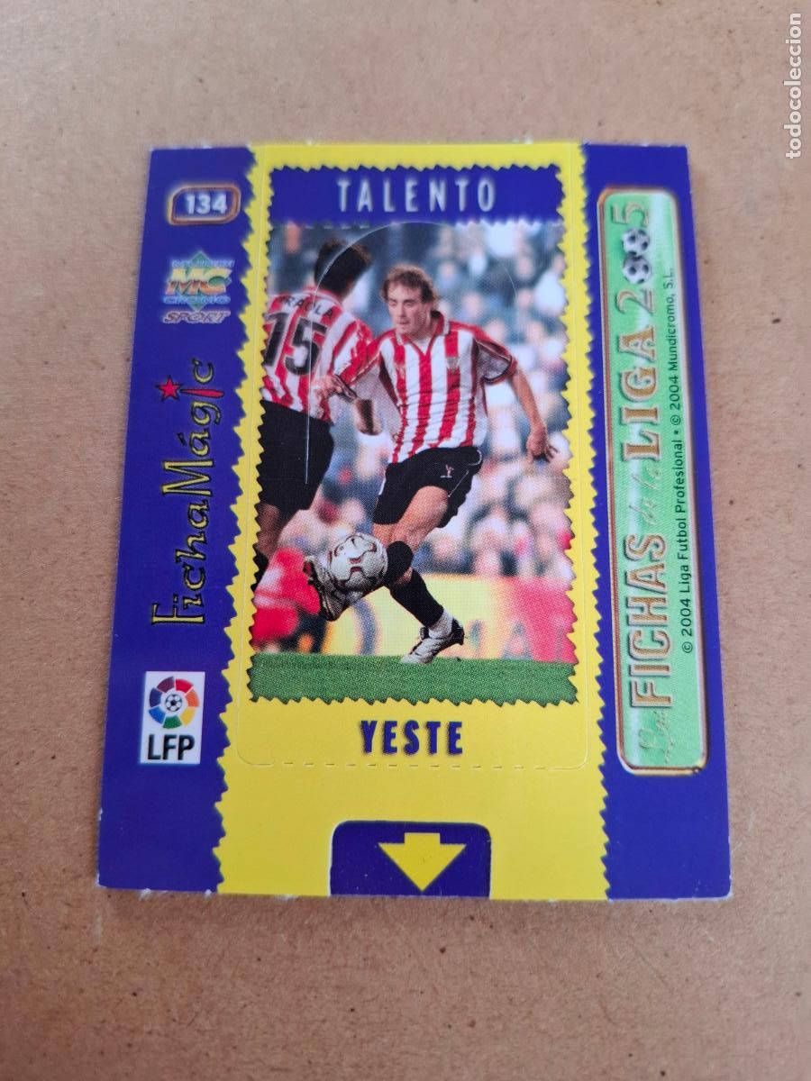 Cromos de f&uacute;tbol: MUNDICROMO 2004 2005 04 05 - 134 YESTE ( MAGIC CARD ) - ATHLETIC CLUB
