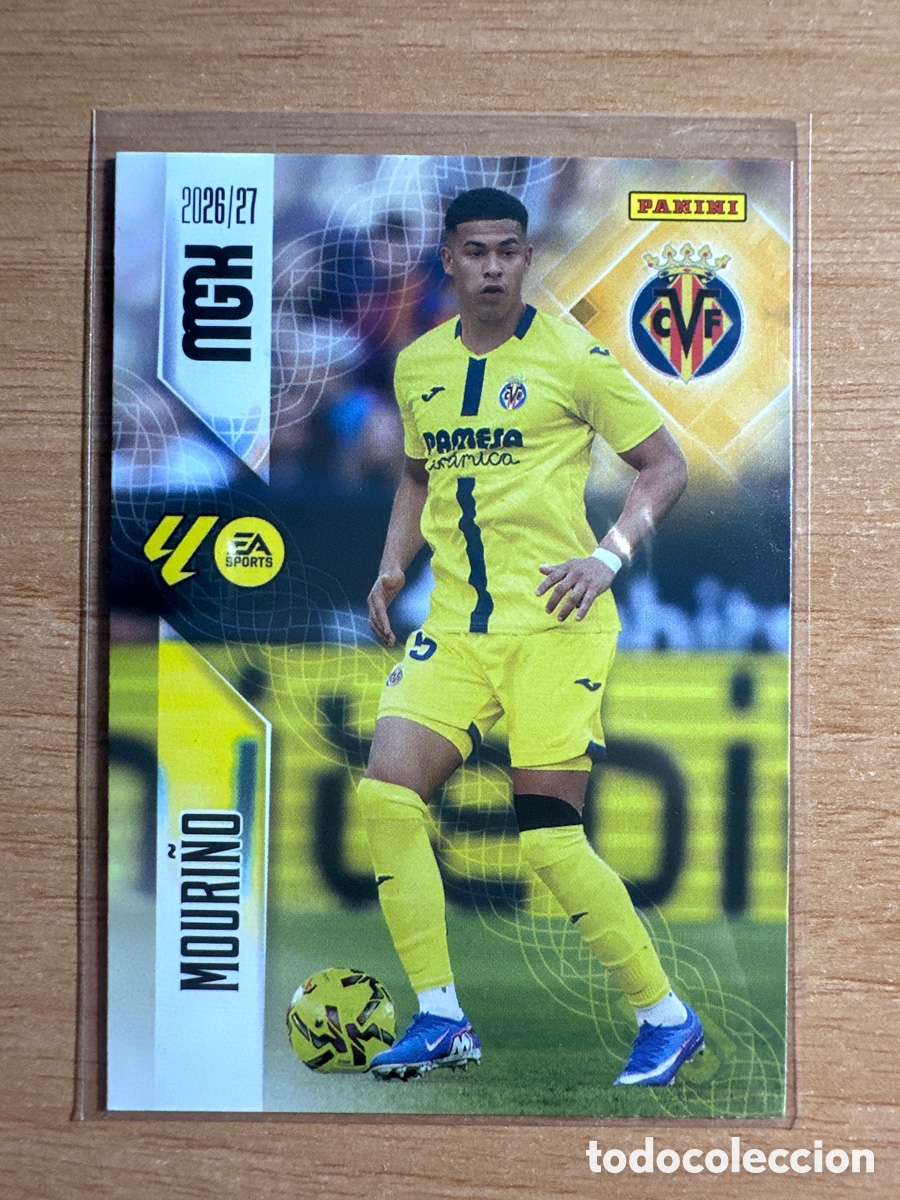 Cromos de f&uacute;tbol: 364 MOURI&Ntilde;O VILLARREAL MEGACRACKS 2026 2027 (MGK 26 27)