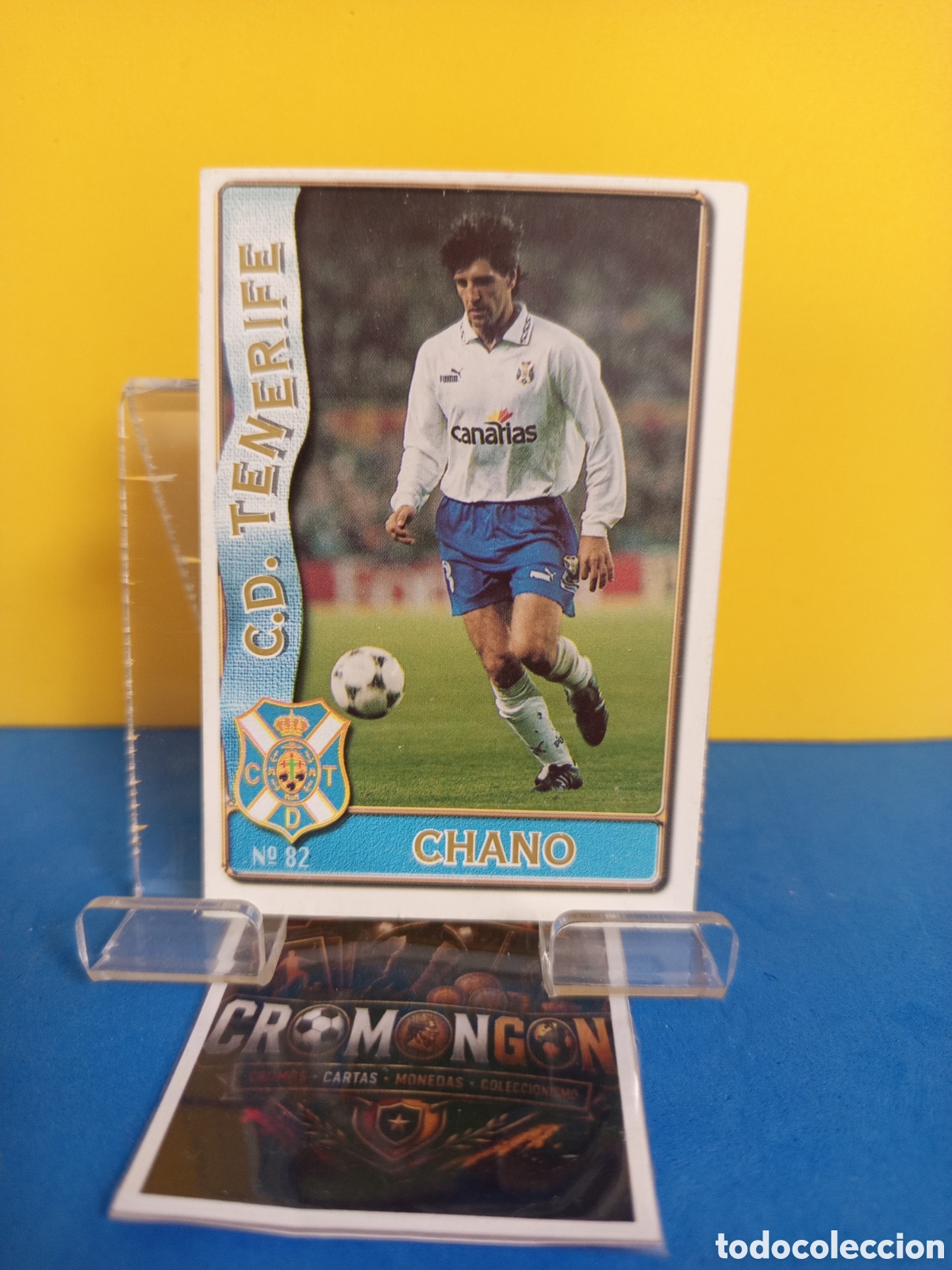 Football Stickers: ❇️ CROMO ⚽ CARD 82 CHANO TENERIFE FICHAS DE LA LIGA 96 97 1996 1997 MUNDICROMO SPORT ❇️