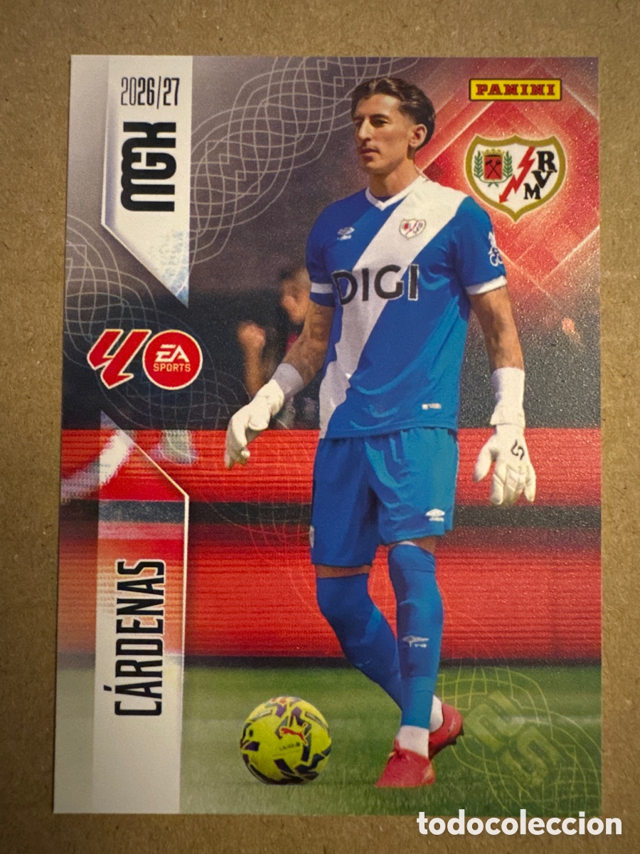 Cromos de f&uacute;tbol: # 291 C&aacute;rdenas Rayo Vallecano Megacracks 26 27 2026 2027
