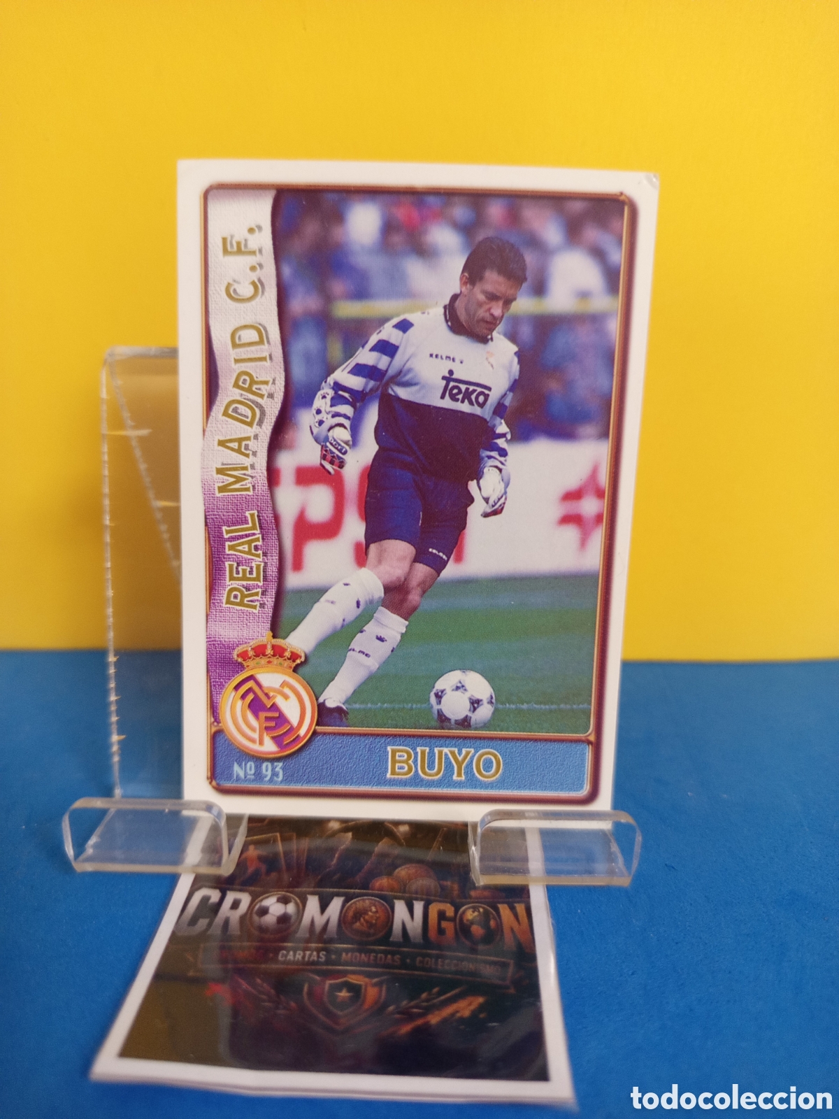 Cromos de f&uacute;tbol: ❇️ CROMO ⚽ CARD 93 BUYO REAL MADRID FICHAS DE LA LIGA 96 97 1996 1997 MUNDICROMO SPORT ❇️