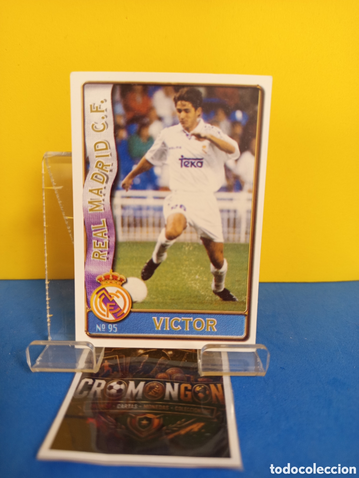 Cromos de f&uacute;tbol: ❇️ CROMO ⚽ CARD 95 V&Iacute;CTOR REAL MADRID FICHAS DE LA LIGA 96 97 1996 1997 MUNDICROMO SPORT ❇️