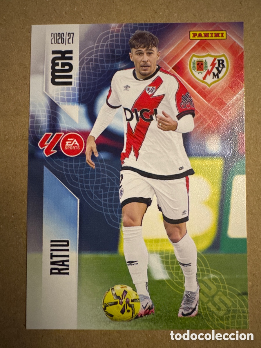 Cromos de f&uacute;tbol: # 292 Ratiu Rayo Vallecano Megacracks 26 27 2026 2027