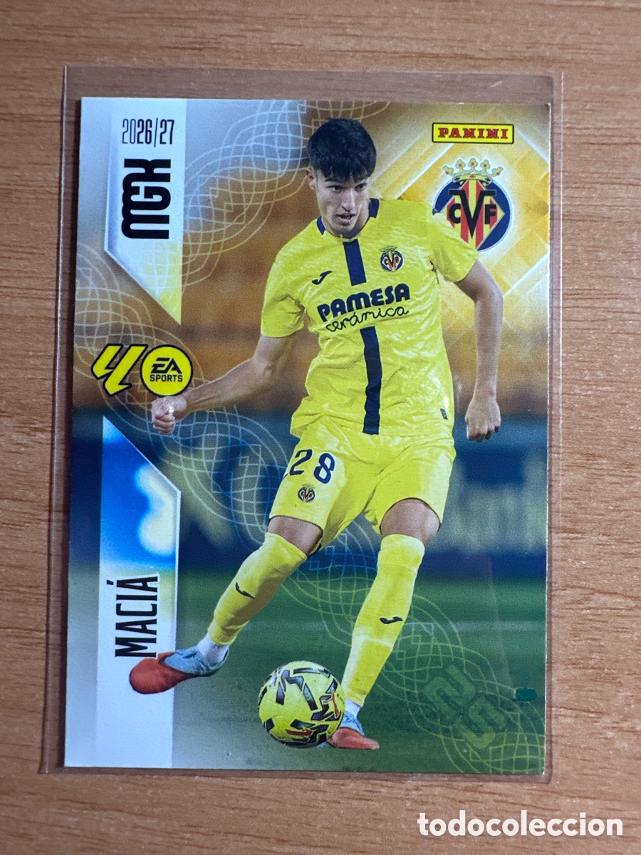 Cromos de f&uacute;tbol: 371 MACIA VILLARREAL MEGACRACKS 2026 2027 (MGK 26 27)