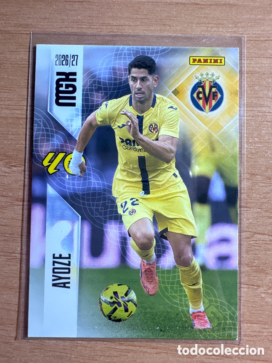 Cromos de f&uacute;tbol: 377 AYOZE VILLARREAL MEGACRACKS 2026 2027 (MGK 26 27)