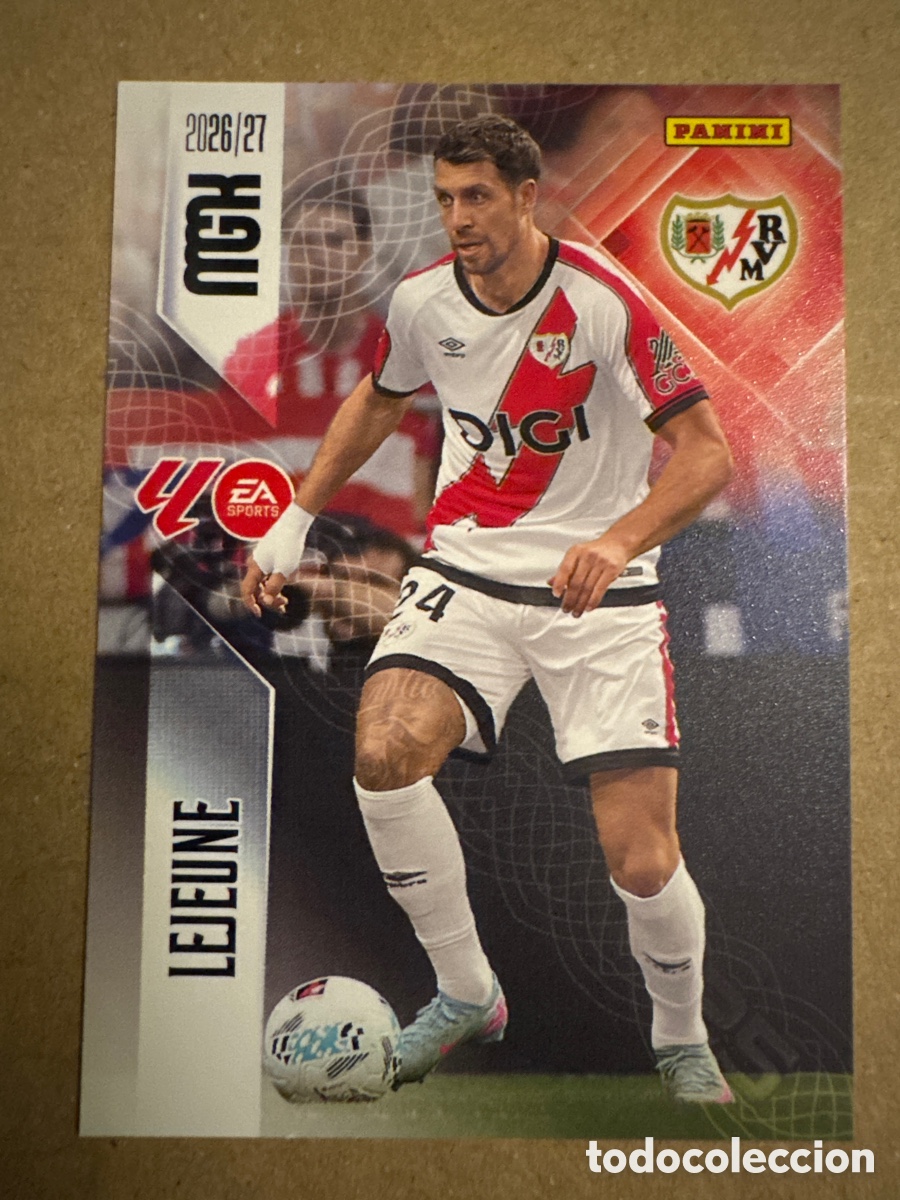 Cromos de f&uacute;tbol: # 294 Lejeune Rayo Vallecano Megacracks 26 27 2026 2027