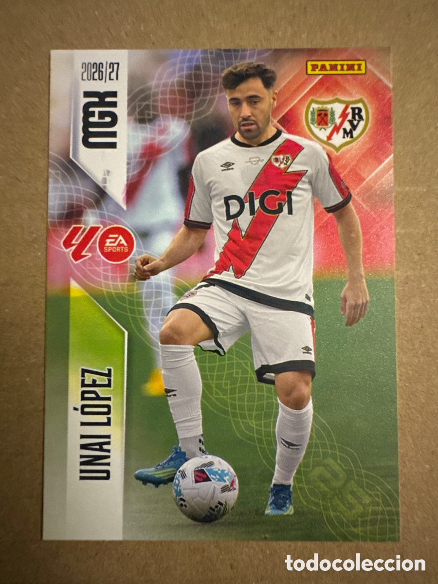 Cromos de f&uacute;tbol: # 301 Unai L&oacute;pez Rayo Vallecano Megacracks 26 27 2026 2027