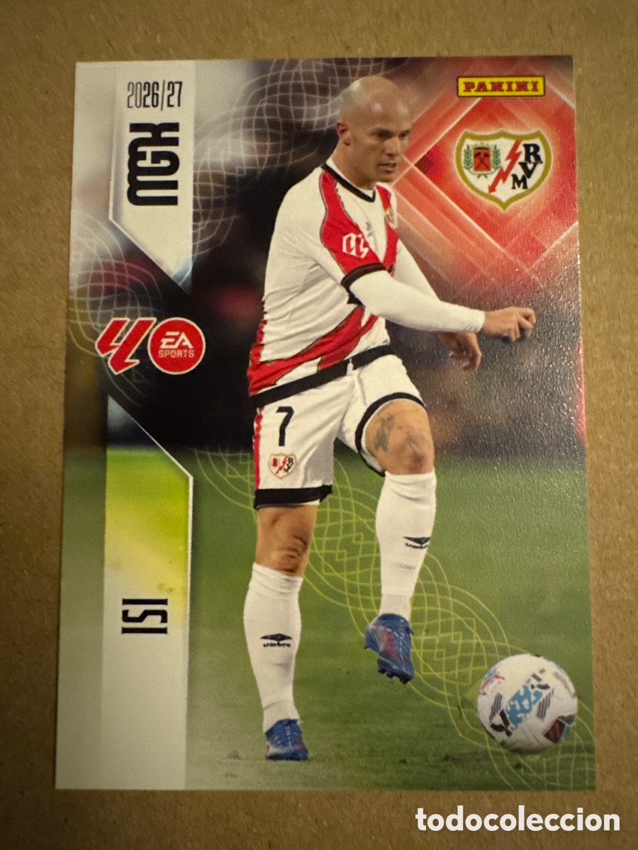 Cromos de f&uacute;tbol: # 302 Isi Palaz&oacute;n Rayo Vallecano Megacracks 26 27 2026 2027