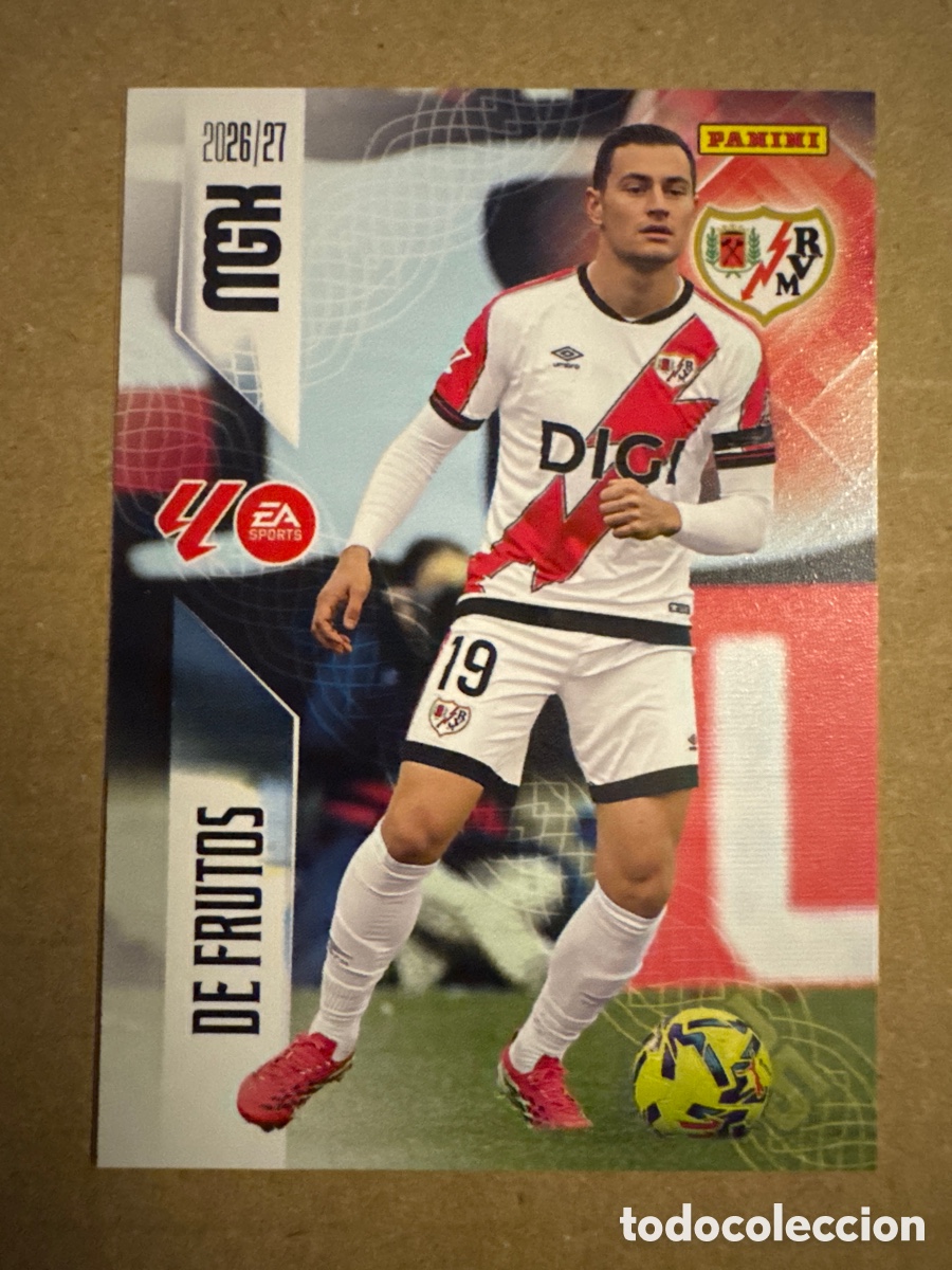 Cromos de f&uacute;tbol: # 304 De Frutos Rayo Vallecano Megacracks 26 27 2026 2027
