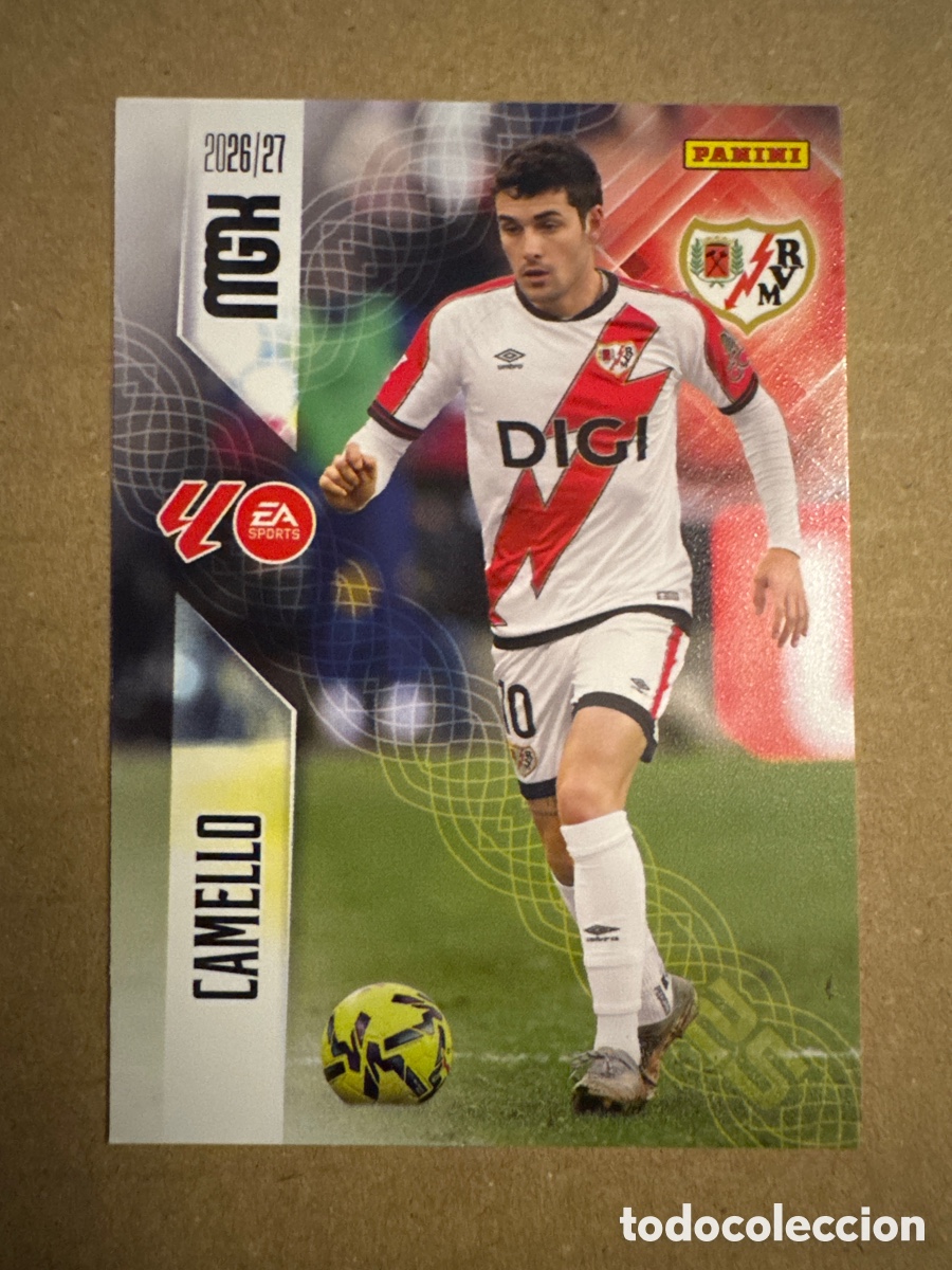 Cromos de f&uacute;tbol: VER FOTOS # 305 Camello Rayo Vallecano Megacracks 26 27 2026 2027
