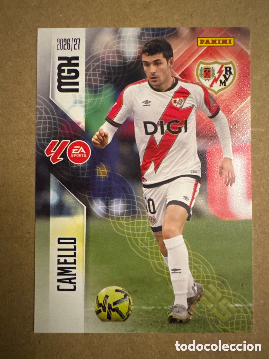Cromos de f&uacute;tbol: #v 305 Camello Rayo Vallecano Megacracks 26 27 2026 2027