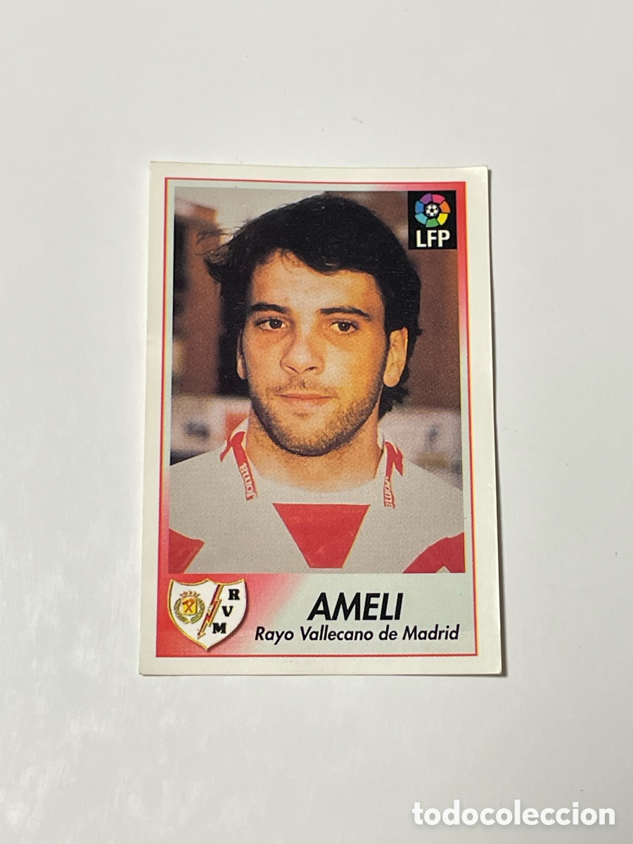 Cromos de f&uacute;tbol: Horacio Andr&eacute;s Ameli Rayo Vallecano 96/97 Bollycao #186