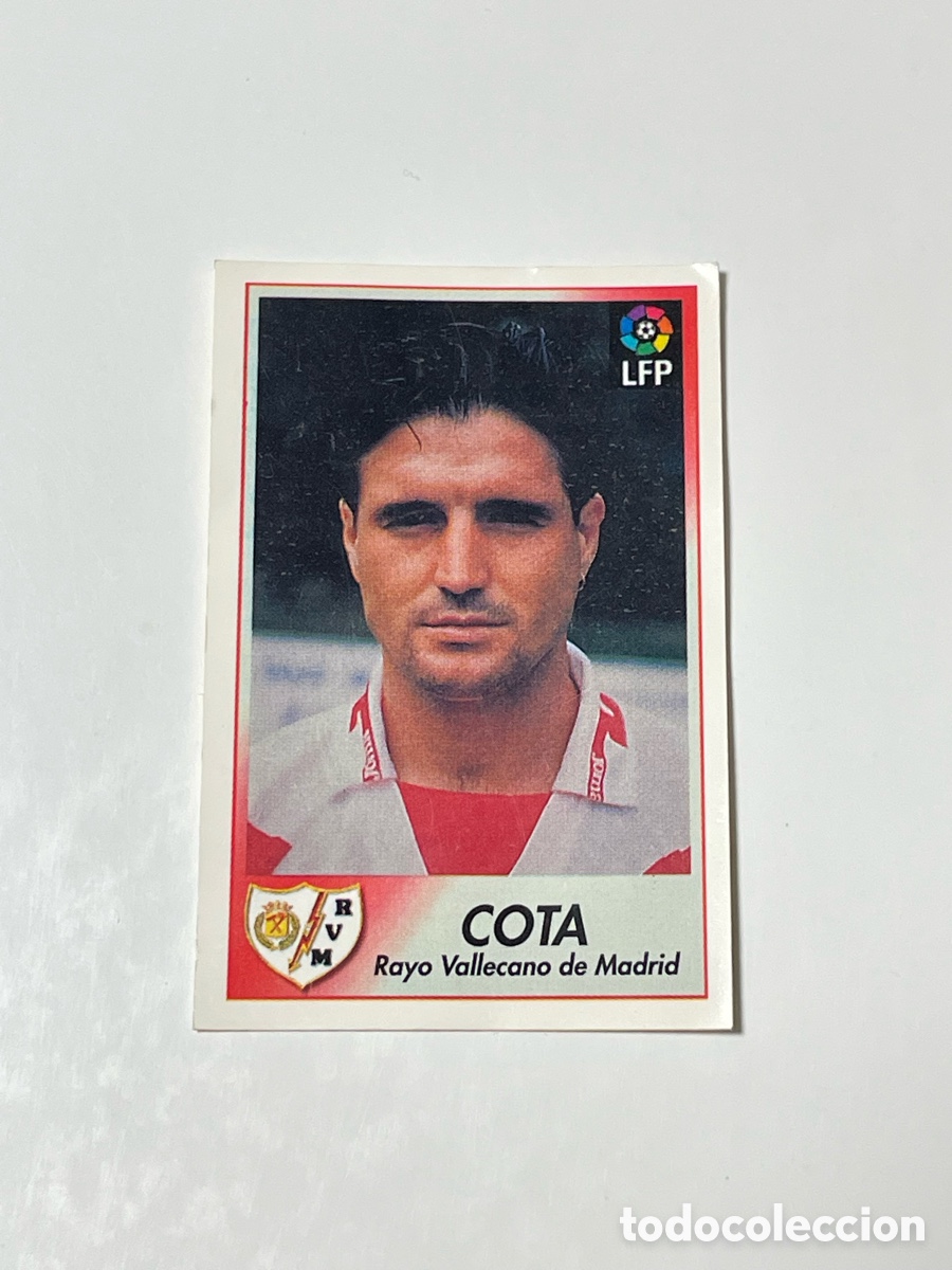 Cromos de f&uacute;tbol: Jes&uacute;s Cota Rayo Vallecano 96/97 Bollycao #187