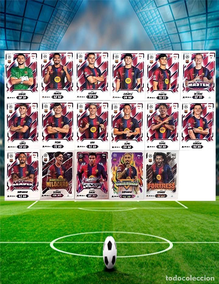 Cromos de f&uacute;tbol: Las 17 Cartas de Match Attax FC Barcelona temporada 2026-27
