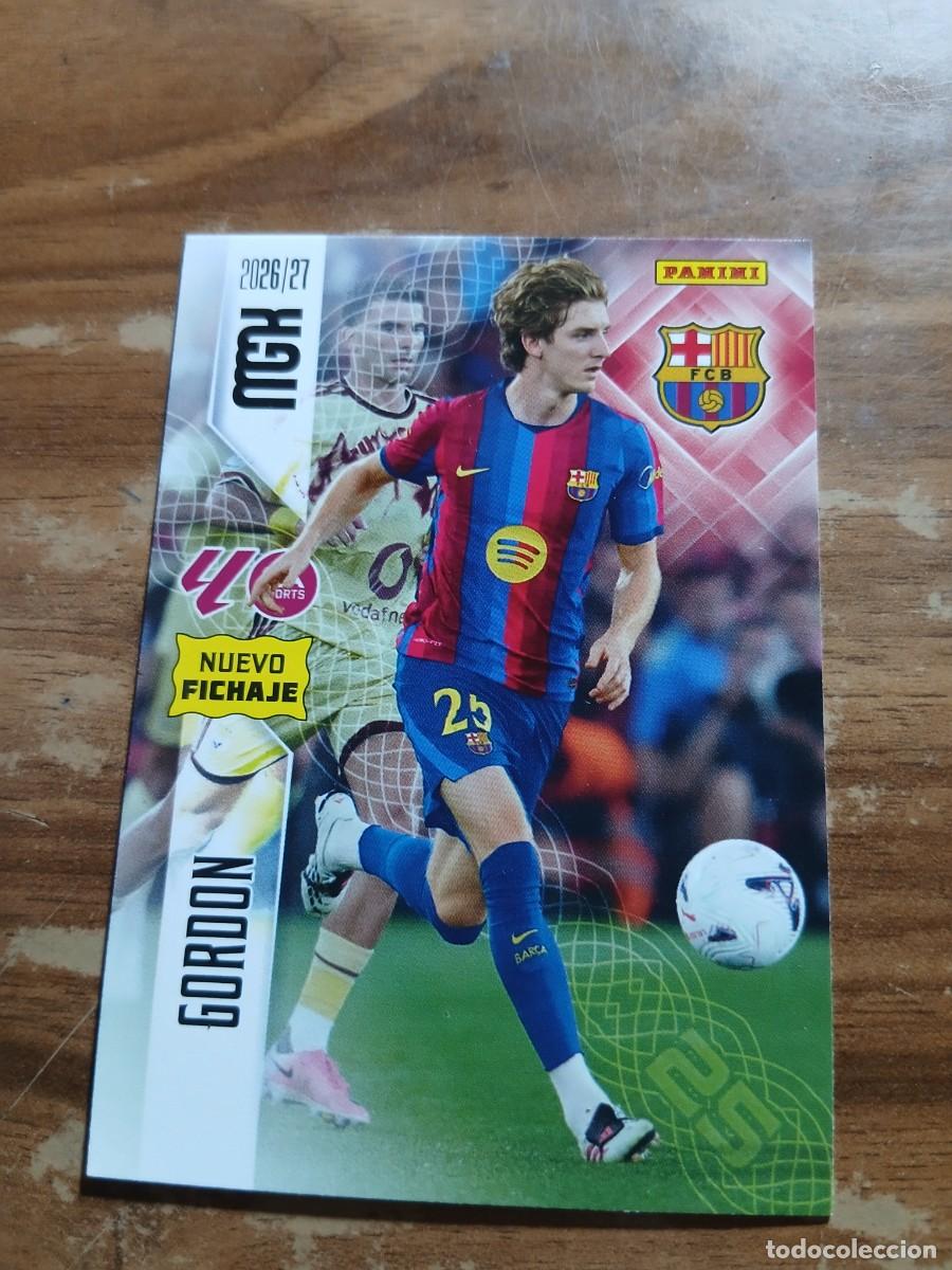 Cromos de f&uacute;tbol: CARD MEGACRACKS TEMPORADA 26/27: NUEVO FICHAJE GORDON, N&deg; 468