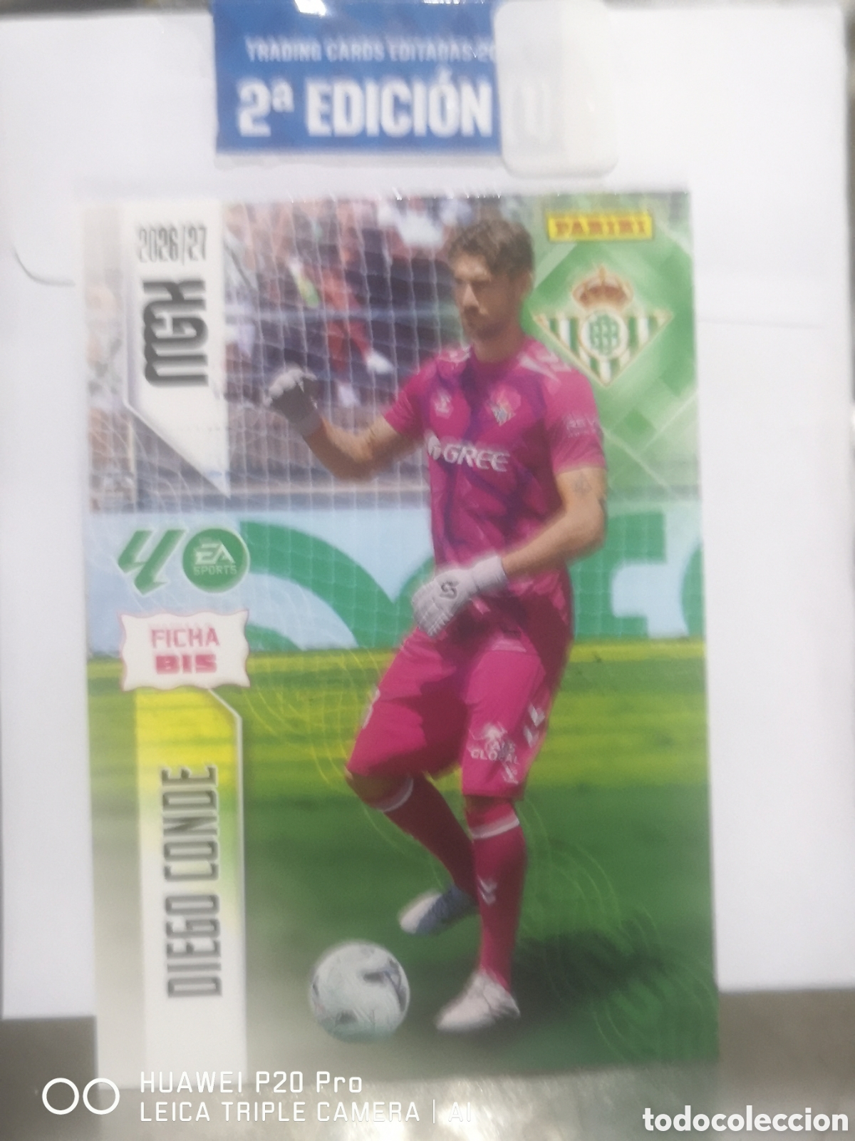 Cromos de f&uacute;tbol: MEGACRACKS 2026 2027 2026 27 DIEGO CONDE FICHA BIS 93 - BETIS