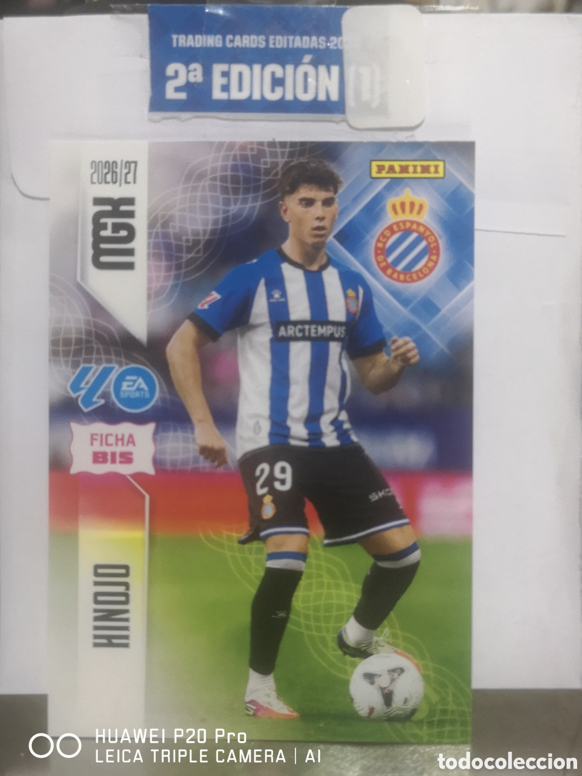 Cromos de f&uacute;tbol: MEGACRACKS 2026 2027 2026 27 HINOJO FICHA BIS 170 - ESPA&Ntilde;OL