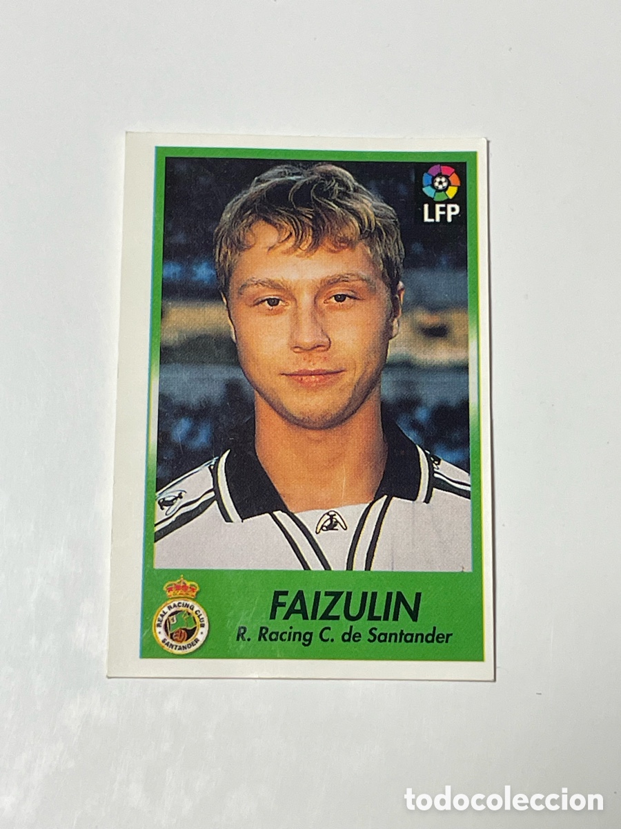 Cromos de f&uacute;tbol: Ilshat Faizulin Racing de Santander 96/97 Bollycao #208
