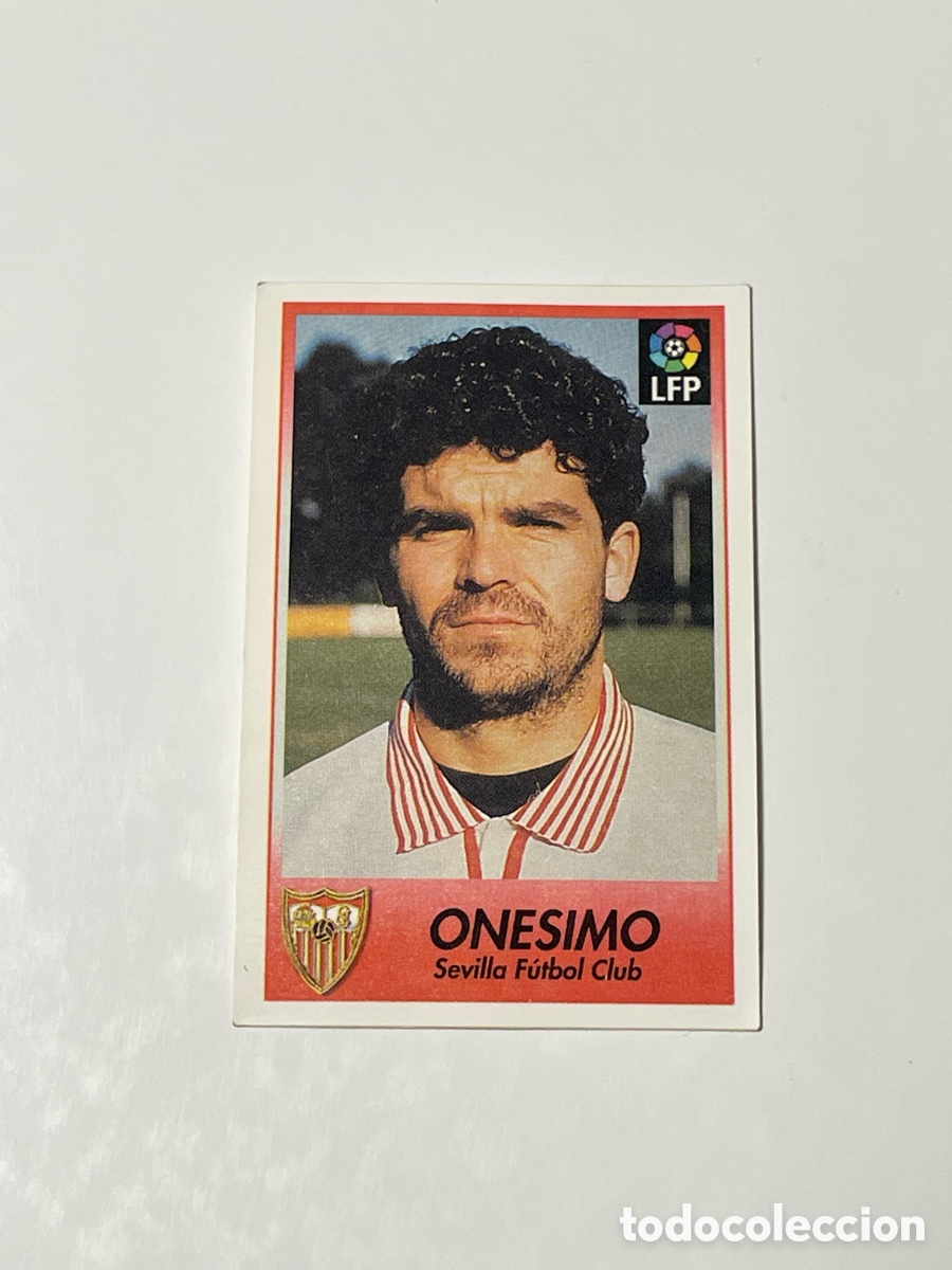 Cromos de f&uacute;tbol: On&eacute;simo Sevilla 96/97 Bollycao #219
