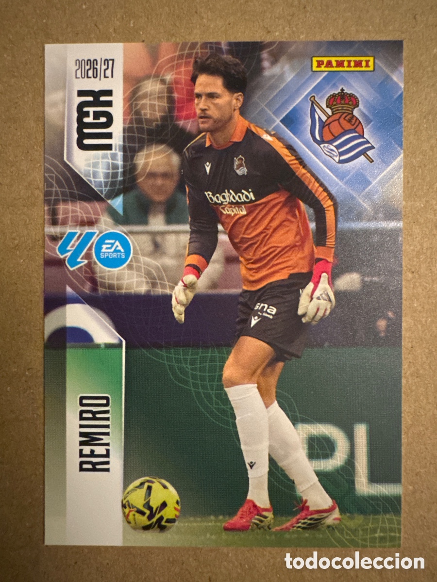 Cromos de f&uacute;tbol: # 308 Remiro Real Sociedad Megacracks 26 27 2026 2027