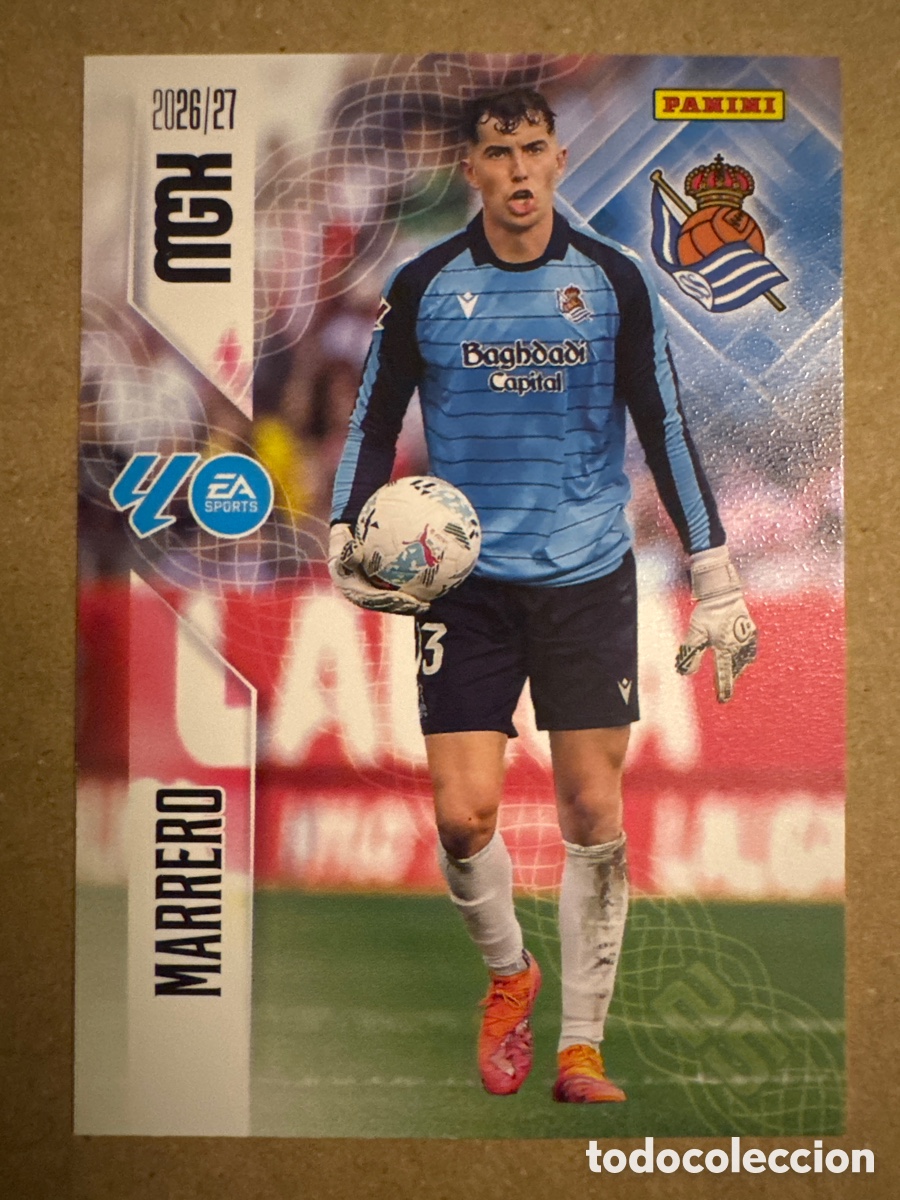 Cromos de f&uacute;tbol: # 309 Marrero Real Sociedad Megacracks 26 27 2026 2027