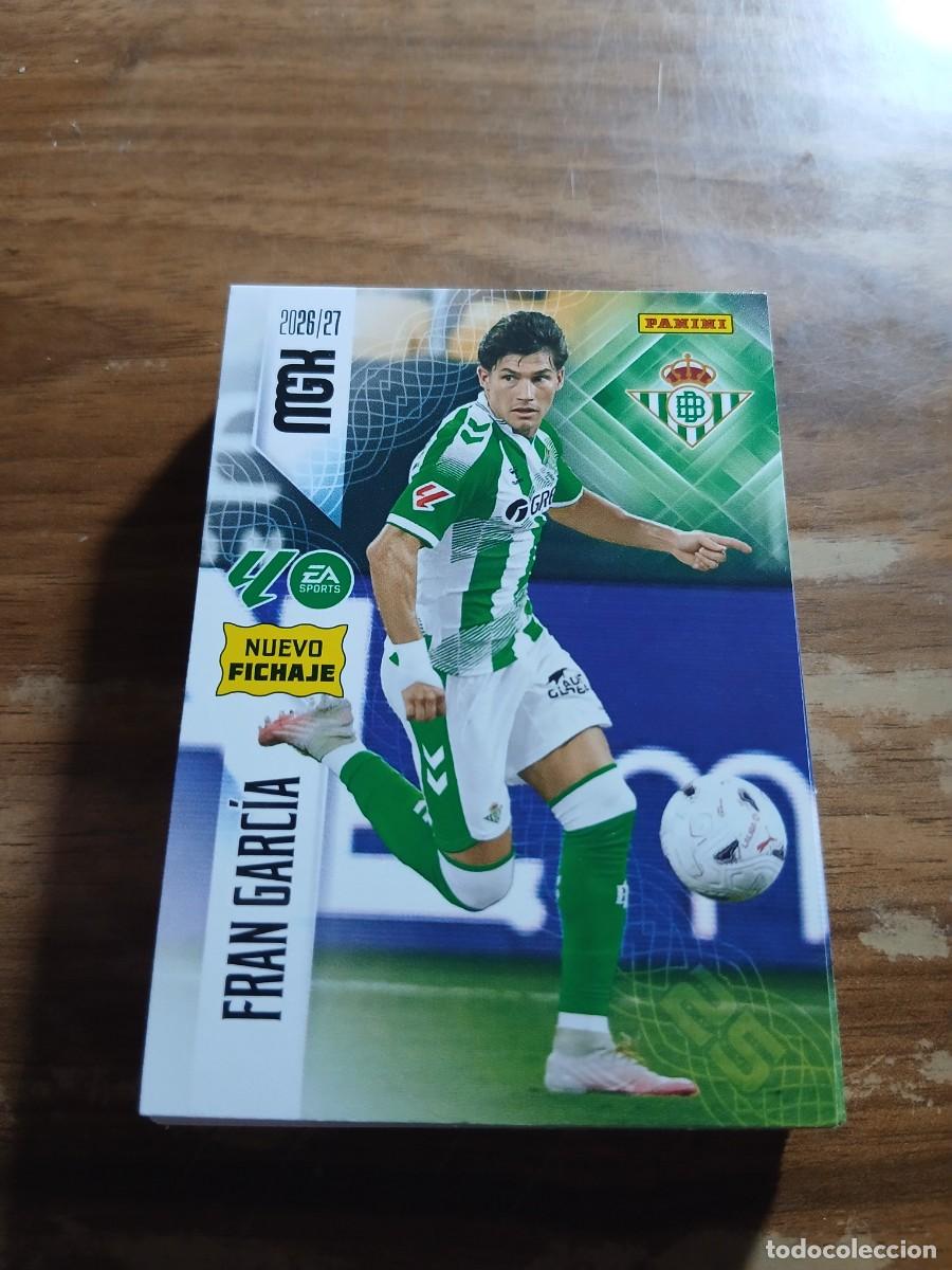 Cromos de f&uacute;tbol: CARD MEGACRACKS TEMPORADA 26/27: NUEVO FICHAJE FRAN GARCIA, N&deg; 455