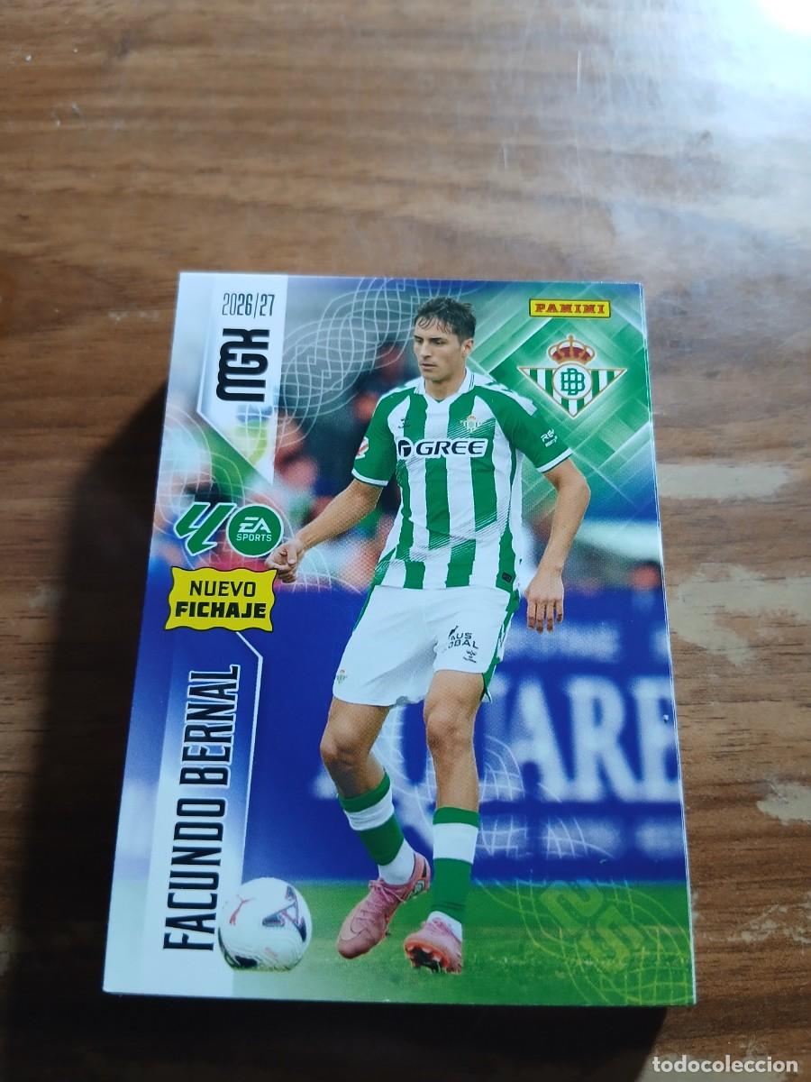 Cromos de f&uacute;tbol: CARD MEGACRACKS TEMPORADA 26/27: NUEVO FICHAJE FACUNDO BERNAL, N&deg; 484