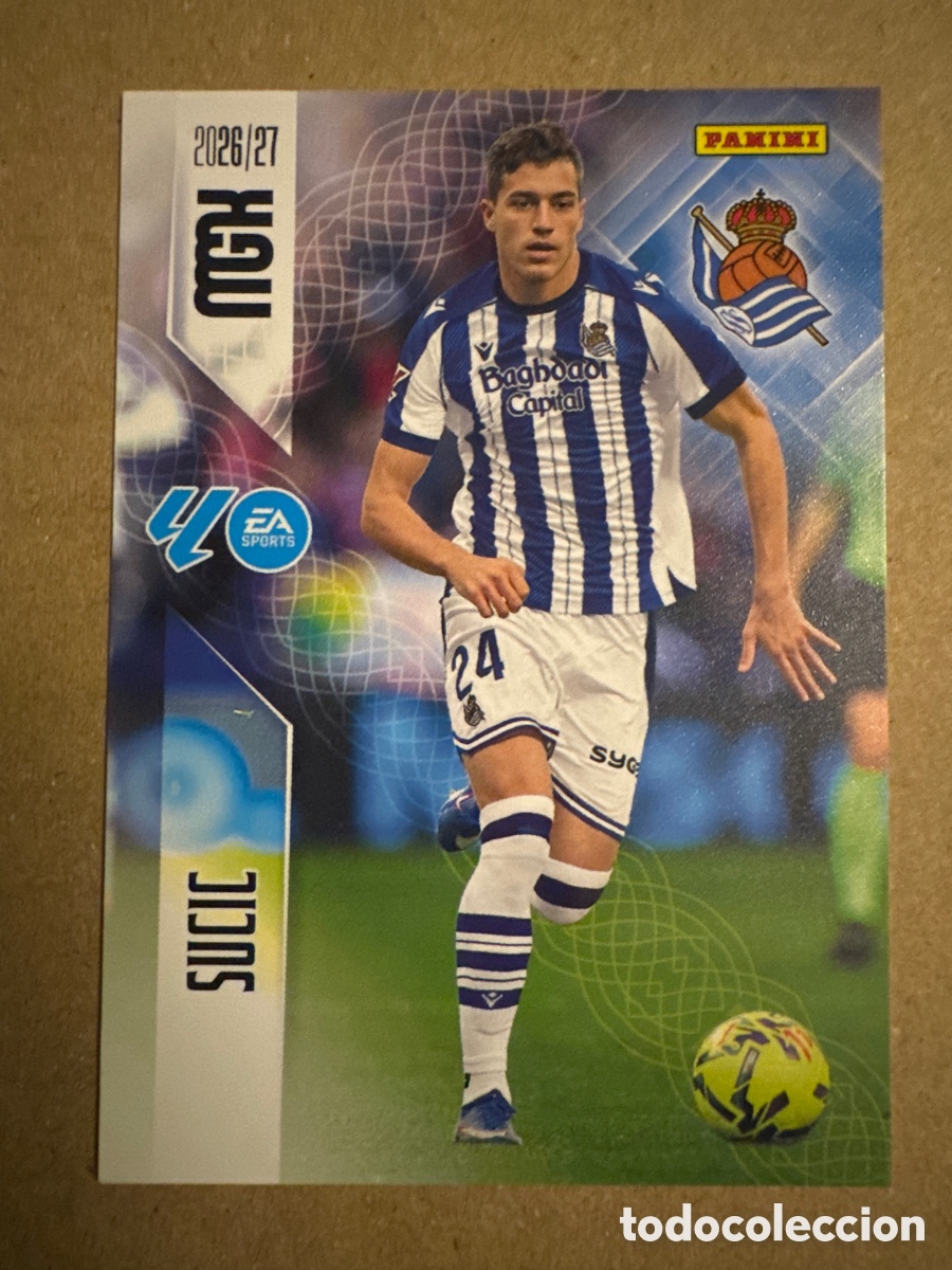 Cromos de f&uacute;tbol: # 320 Sucic Real Sociedad Megacracks 26 27 2026 2027