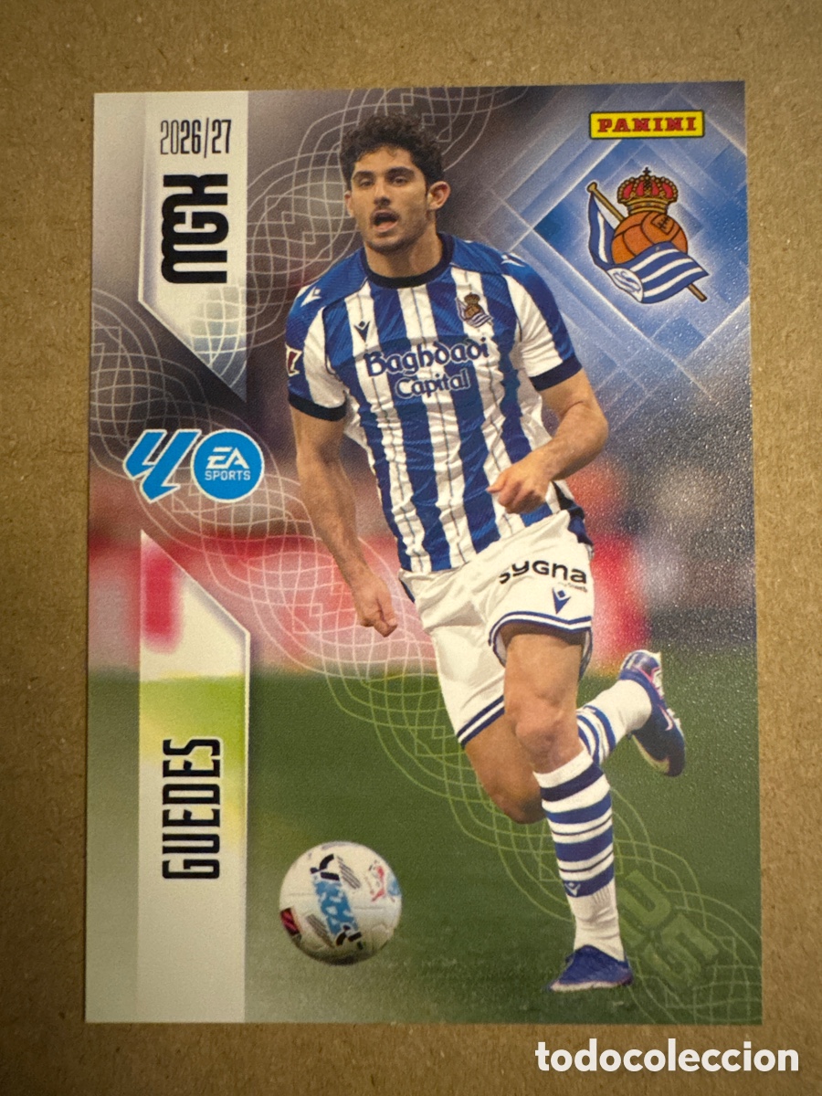 Cromos de f&uacute;tbol: # 322 Guedes Real Sociedad Megacracks 26 27 2026 2027