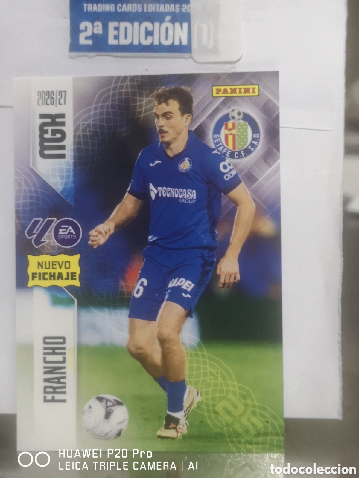 Cromos de f&uacute;tbol: MEGACRACKS 2026 2027 2026 27 FRANCHO NUEVO FICHAJE 479 - GETAFE