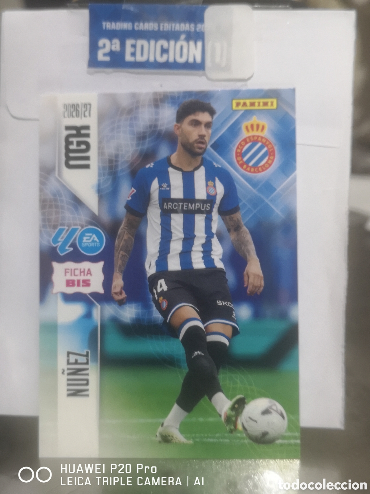 Cromos de f&uacute;tbol: MEGACRACKS 2026 2027 2026 27 NU&Ntilde;EZ 176 BIS - ESPA&Ntilde;OL