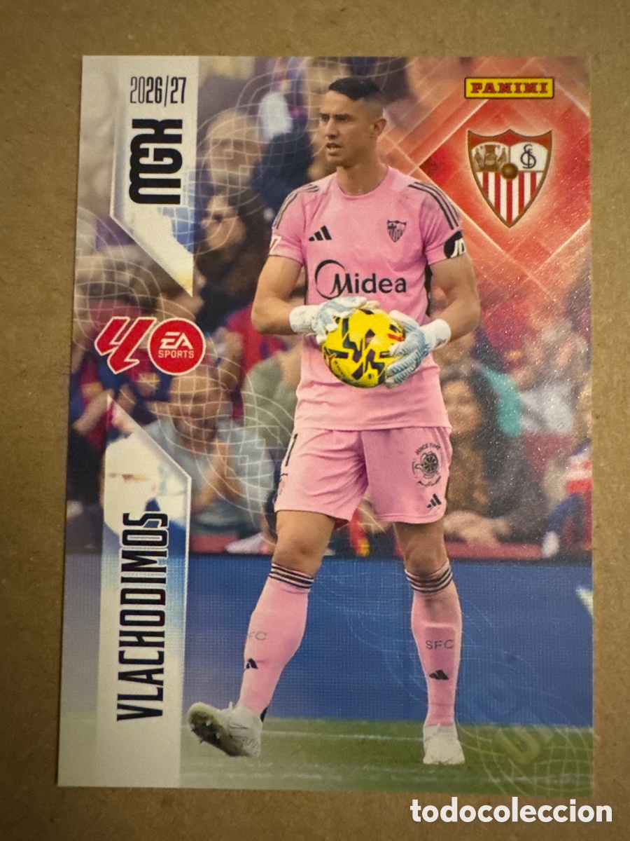 Cromos de f&uacute;tbol: # 326 Vlachodimos Sevilla Megacracks 26 27 2026 2027