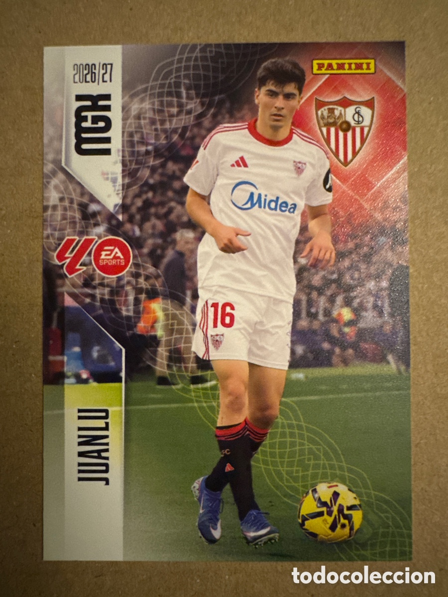 Cromos de f&uacute;tbol: # 329 Juanlu Sevilla Megacracks 26 27 2026 2027