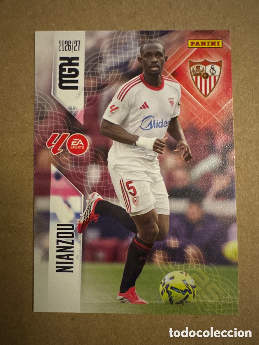 Cromos de f&uacute;tbol: VER FOTOS # 331 Nianzou Sevilla Megacracks 26 27 2026 2027