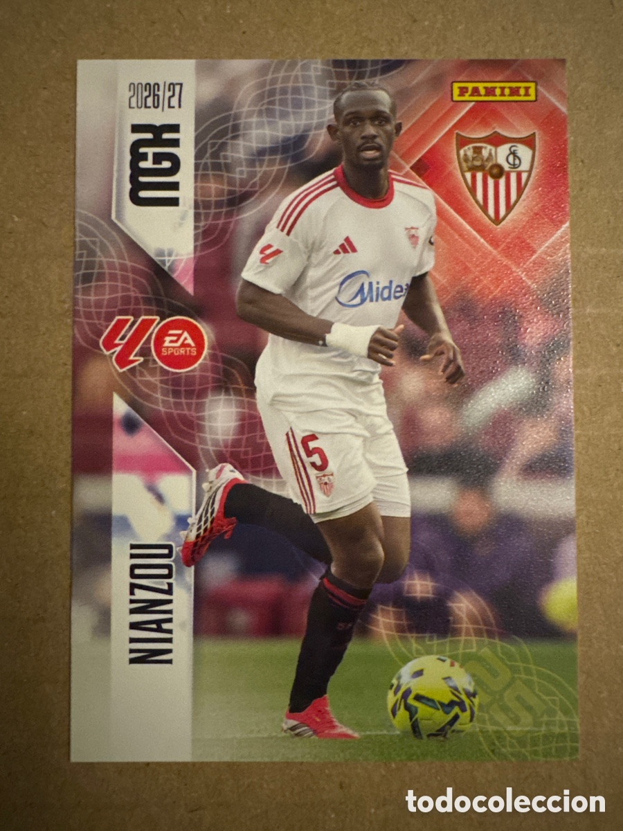Cromos de f&uacute;tbol: #v 331 Nianzou Sevilla Megacracks 26 27 2026 2027
