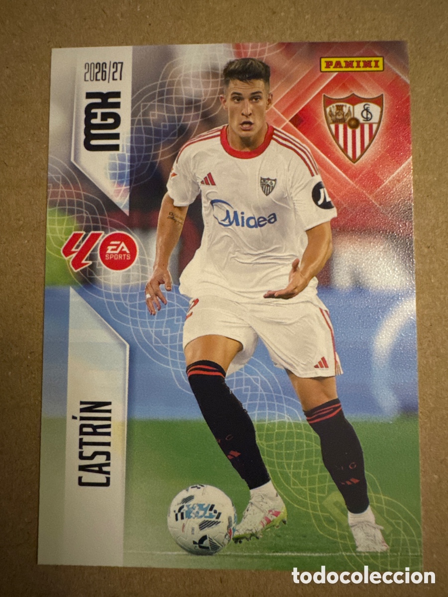 Cromos de f&uacute;tbol: # 332 Castr&iacute;n Sevilla Megacracks 26 27 2026 2027