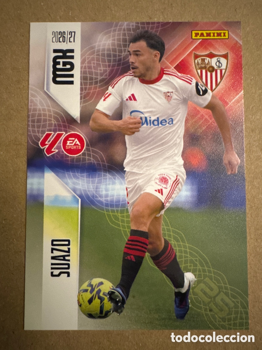Cromos de f&uacute;tbol: # 333 Suazo Sevilla Megacracks 26 27 2026 2027
