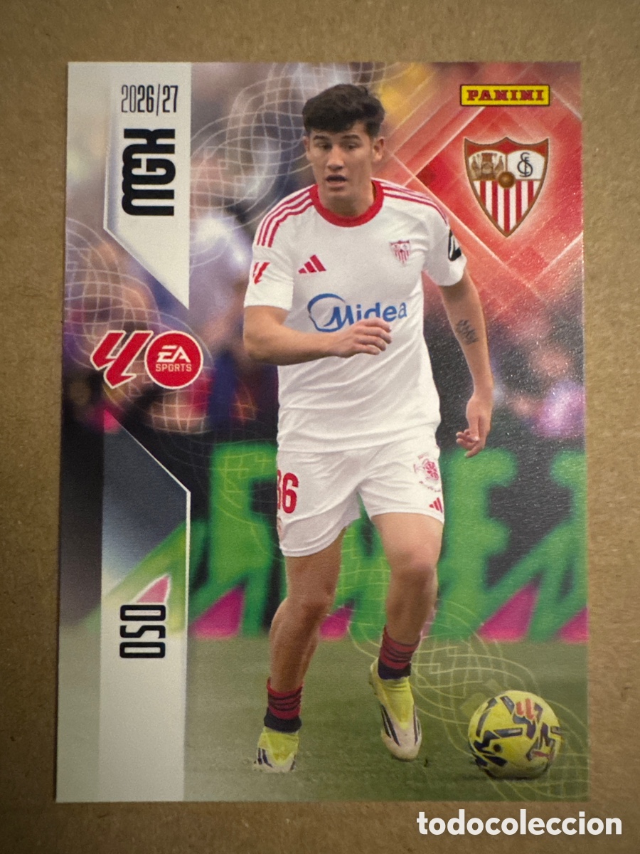 Cromos de f&uacute;tbol: # 334 Oso Sevilla Megacracks 26 27 2026 2027