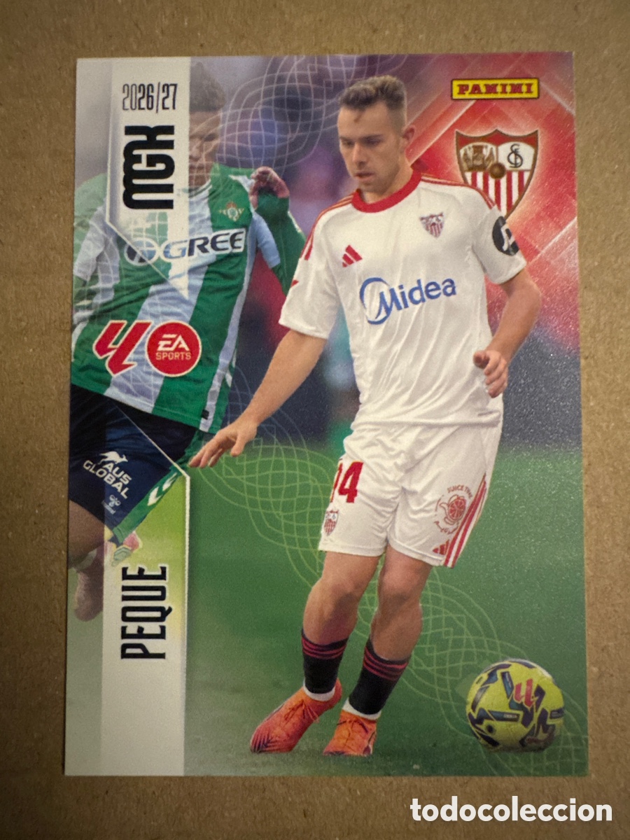 Cromos de f&uacute;tbol: # 339 Peque Sevilla Megacracks 26 27 2026 2027