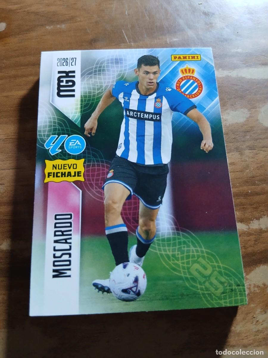 Cromos de f&uacute;tbol: CARD MEGACRACKS TEMPORADA 26/27: NUEVO FICHAJE MOSCARDO, N&deg; 482