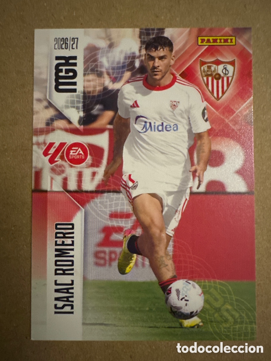 Cromos de f&uacute;tbol: # 342 Isaac Romero Sevilla Megacracks 26 27 2026 2027