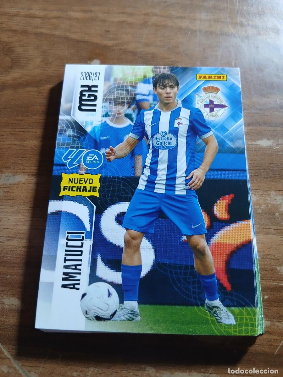 Cromos de f&uacute;tbol: CARD MEGACRACKS TEMPORADA 26/27: NUEVO FICHAJE AMATUCCI, N&deg; 452