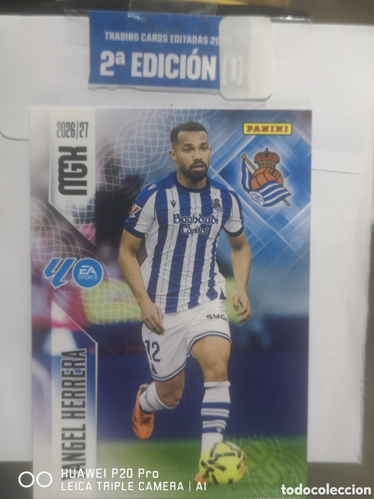 Cromos de f&uacute;tbol: MEGACRACKS 2026 2027 2026 27 YANGEL HERRERA 318 - REAL SOCIEDAD