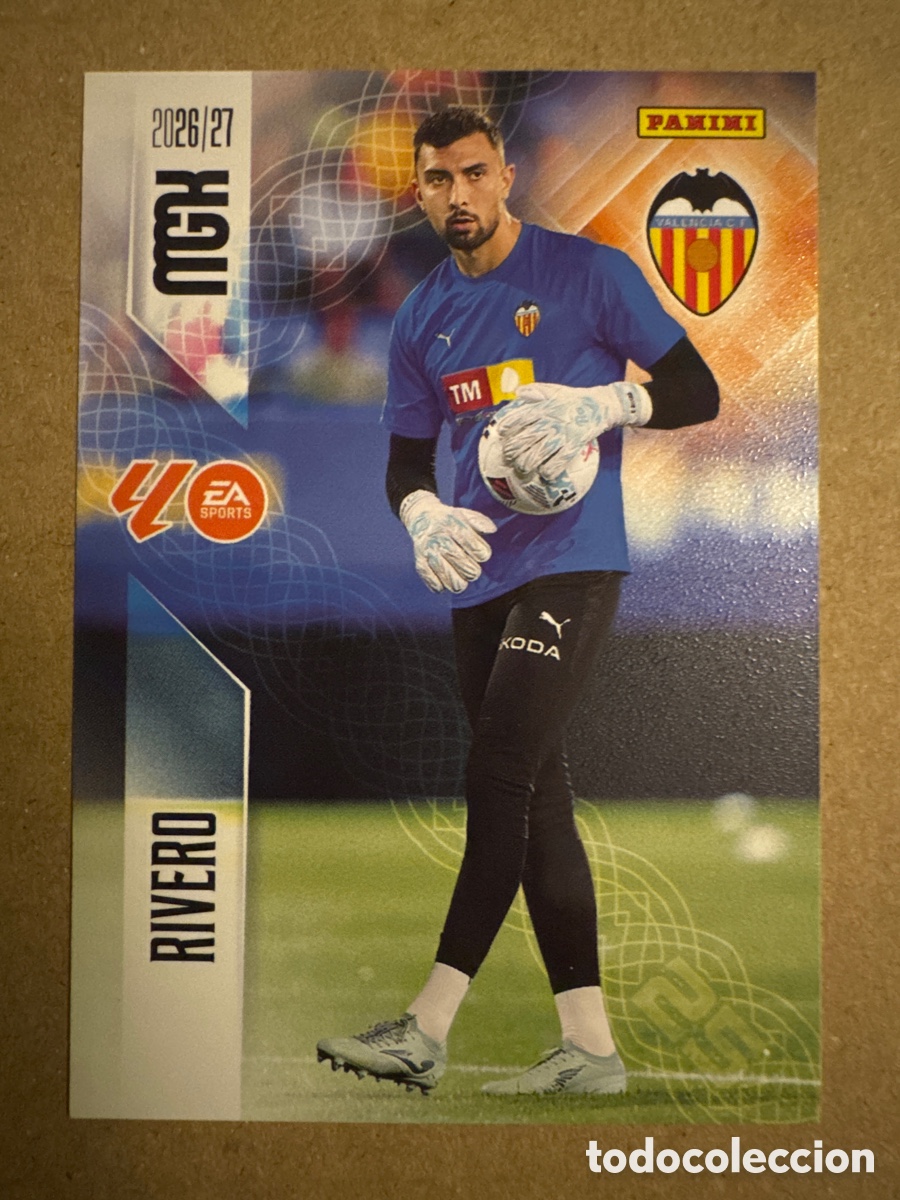 Cromos de f&uacute;tbol: # 345 Rivero Valencia Megacracks 26 27 2026 2027