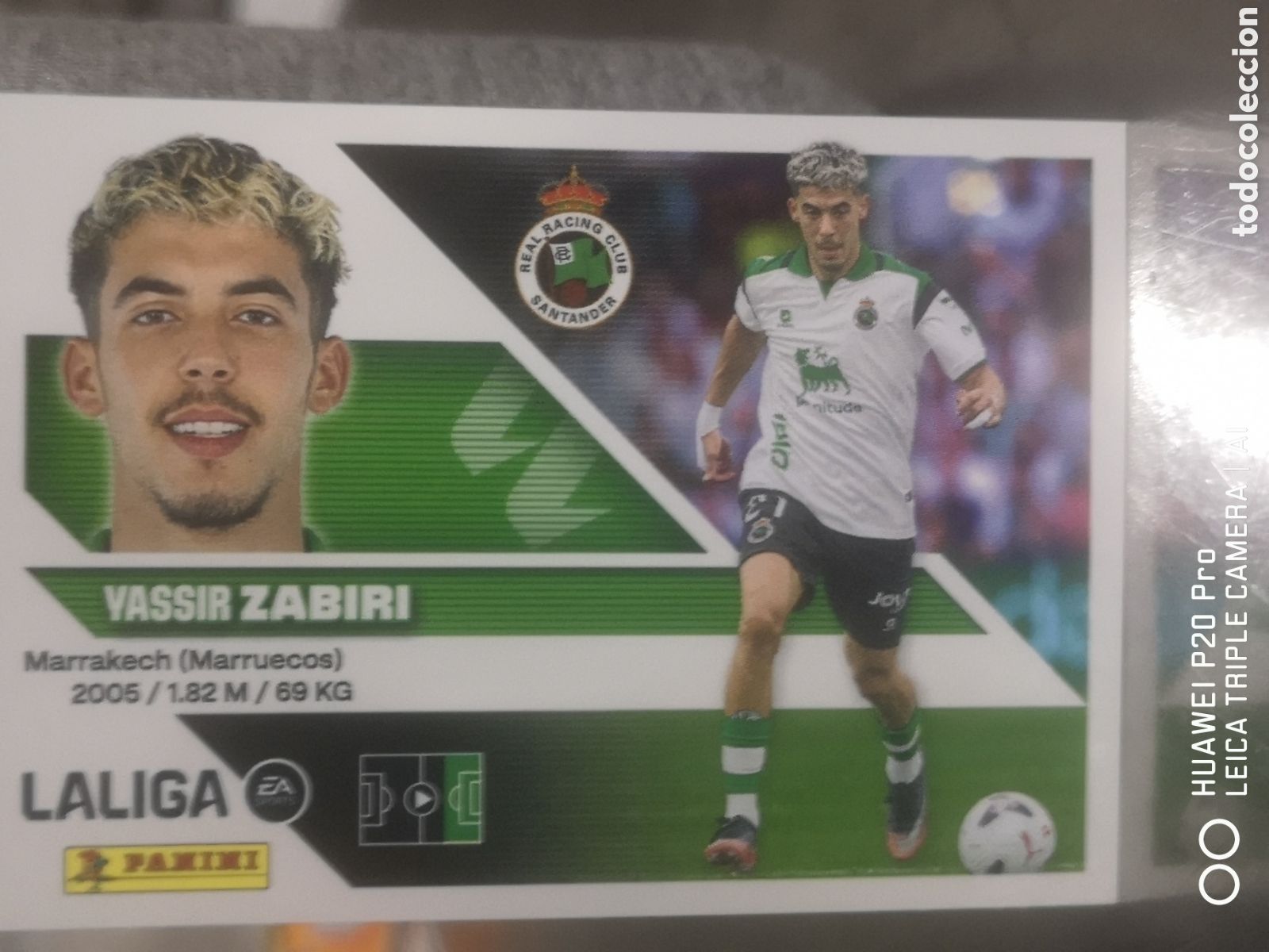 Cromos de f&uacute;tbol: LIGA ESTE 2026 2027 2026 27 COLOCA ZABIRI 15 BIS - SANTANDER