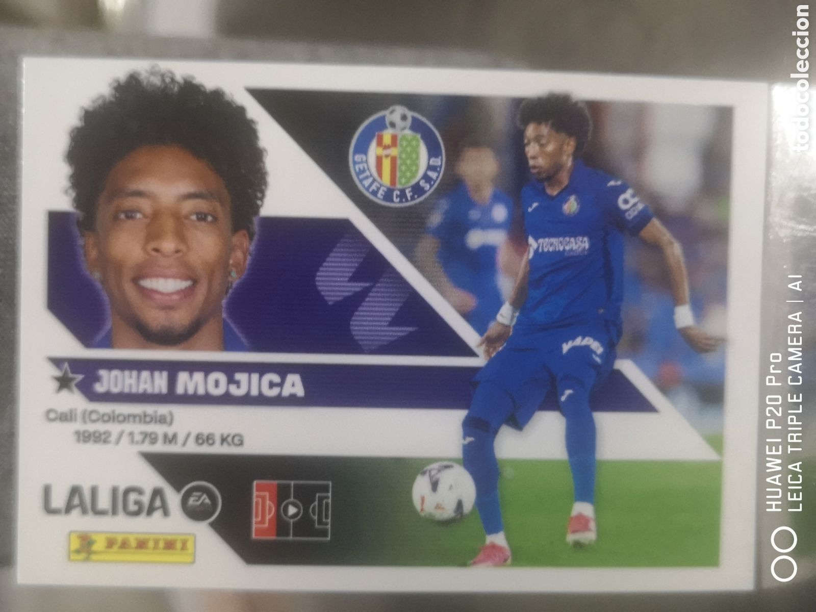 Cromos de f&uacute;tbol: LIGA ESTE 2026 2027 2026 27 ULTIMOS FICHAJES MOJICA 23 - GETAFE